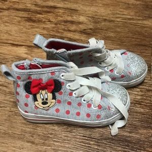 Toddler Minnie High Top Shoes.